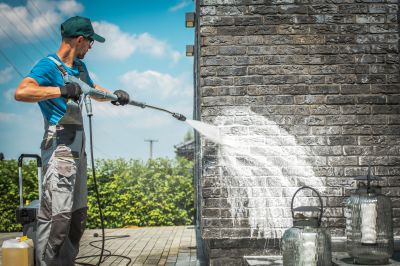 Powerwashing of Home Exterior